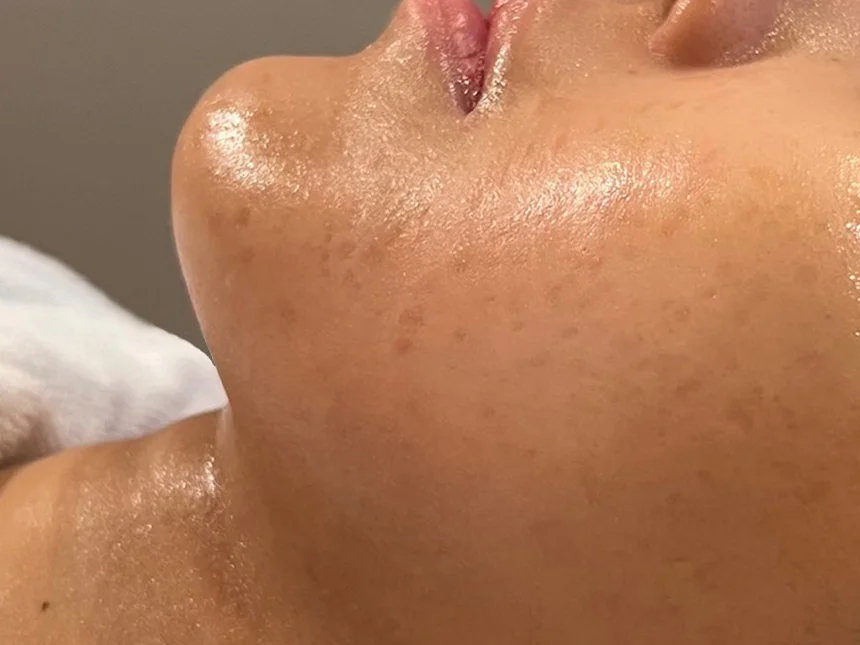 脂肪燃焼フェイスライン 施術後